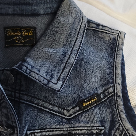 Jeans vests. / free shipping - Picture 3 of 6